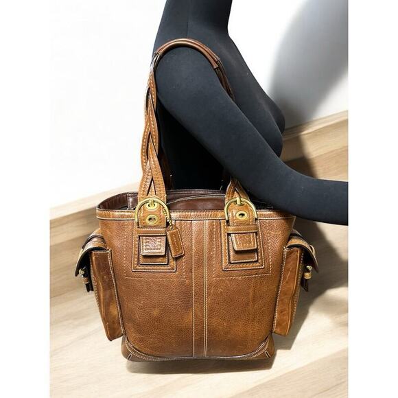 Y2K Coach 10049 Soho Braided Multi-Function Tote Bag - Picture 7 of 11